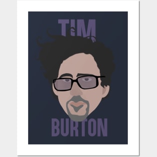 Tim Burton Head Posters and Art